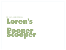 Tablet Screenshot of lorenspooperscooper.com